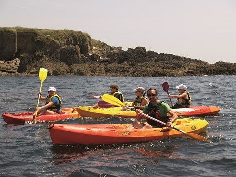 Kayak de mer à Clohars