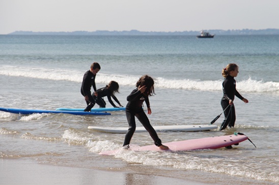 Le surf dans les écoles
