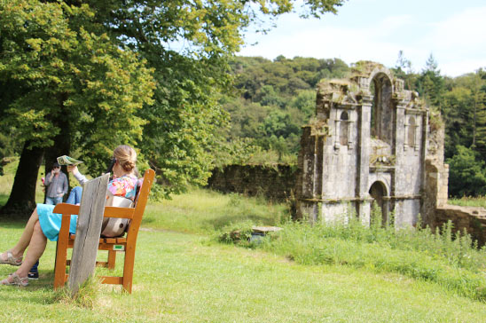 site abbatial de saint maurice Clohars