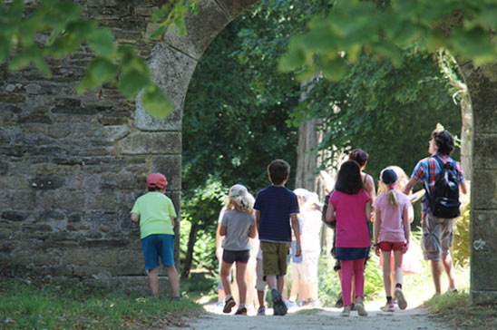 site abbatial de saint maurice Clohars