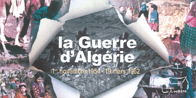 Visuel expo Guerre d'Algérie La Longère Clohars