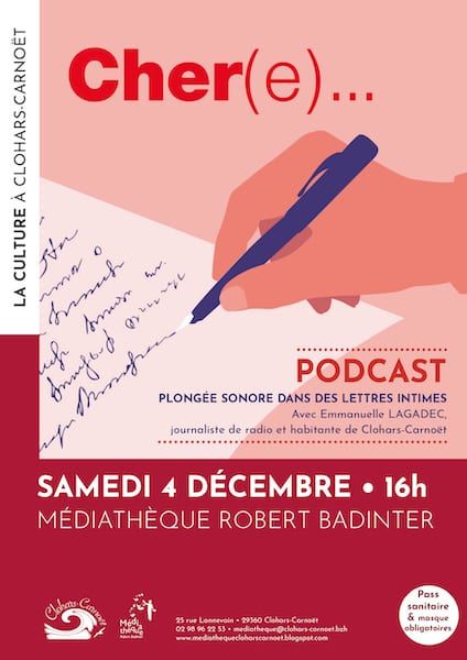 Affiche Podcast Lettre intimes